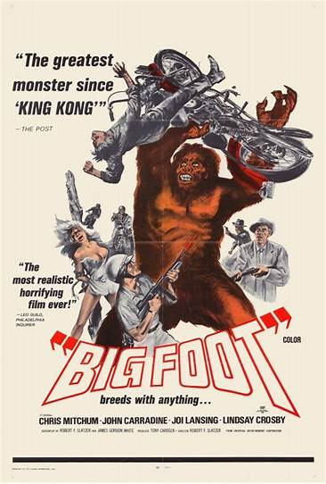 1070 movie poster of Bigfoot 