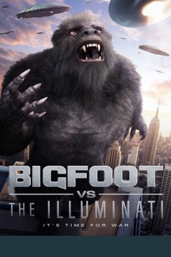 Bigfoot poster where he battles the illuminati