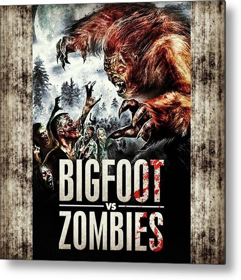 movie poster for Bigfoot vs Zombies 